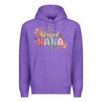 Purple blessed nana Premium Hoodie - MaliasSmallBusiness