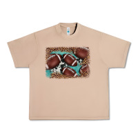 Burro American football leopard cowhide turquoise  leather background Urban Heavy Tee - BarkalooDesign