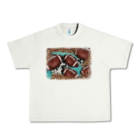Pistachio American football leopard cowhide turquoise  leather background Urban Heavy Tee - BarkalooDesign