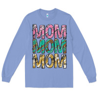 Colony Blue mom mom mom mothers day Long Sleeve Tee - texasbilliewilder