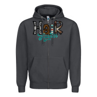 Smoke hair hustler Zipper Hoodie - SublimationCraftShop