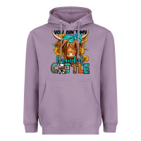 Lavender you ain't my brand of cattle longhaired cow Heavyweight Hoodie - Jasminsmagicworld