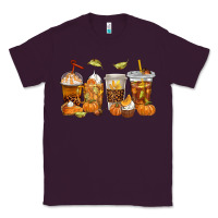 Plum Fall Coffee Cups Classic Tee - texasbilliewilder