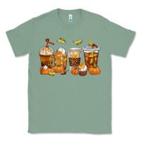 Sage Fall Coffee Cups Classic Tee - texasbilliewilder