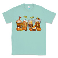 Seafoam Fall Coffee Cups Classic Tee - texasbilliewilder