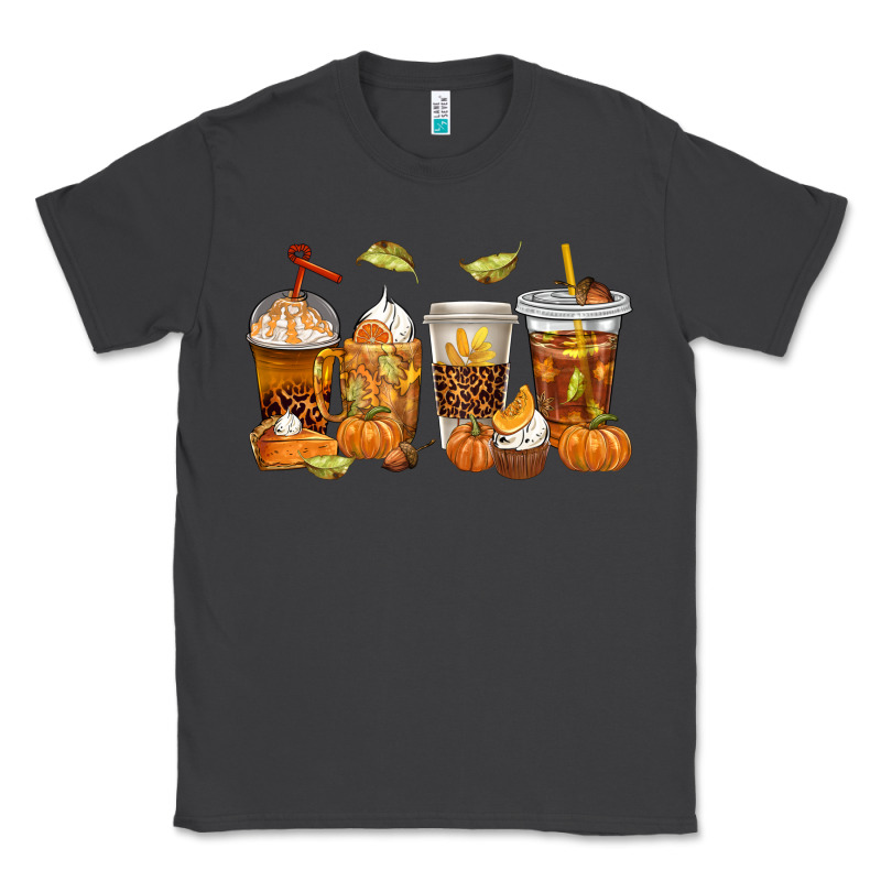 Fall Coffee Cups Classic Tee by texasbilliewilder | Teevron