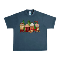 Midnight Navy lumberjack coffee cups Urban Heavy Tee - Zillion Design Studio