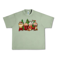 Oil Green lumberjack coffee cups Urban Heavy Tee - Zillion Design Studio