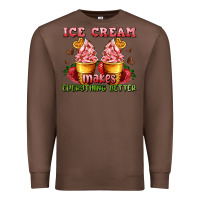 Chestnut ice cream makes everything better Premium Sweatshirt - AdoDesignShop