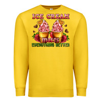 Lemon ice cream makes everything better Premium Sweatshirt - AdoDesignShop
