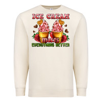 Sandshell ice cream makes everything better Premium Sweatshirt - AdoDesignShop