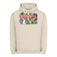 Pigment French Oak Happy Easter Urban Hoodie - NancyCooperArtShop