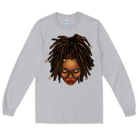 Moon Dust afro locs messy bun Long Sleeve Tee - texasbilliewilder