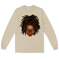 Mushroom afro locs messy bun Long Sleeve Tee - texasbilliewilder