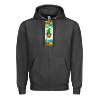 Charcoal Heather tennis penwraps Zipper Hoodie - HRA Design Shop