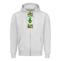 Dove Grey tennis penwraps Zipper Hoodie - HRA Design Shop
