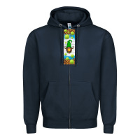Navy tennis penwraps Zipper Hoodie - HRA Design Shop