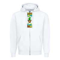 White tennis penwraps Zipper Hoodie - HRA Design Shop