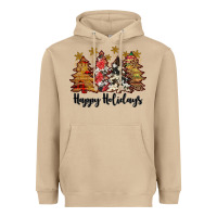 Mushroom happy holidays Heavyweight Hoodie - JahusDesignShop