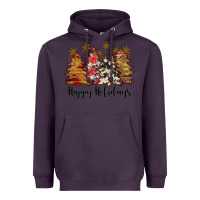 Plum happy holidays Heavyweight Hoodie - JahusDesignShop