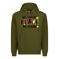 Army Green no sugar black no cream Premium Hoodie - MaliasSmallBusiness