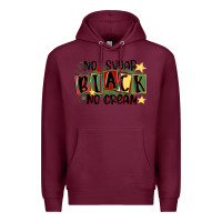 Burgundy no sugar black no cream Premium Hoodie - MaliasSmallBusiness