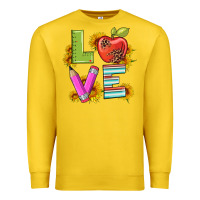 Lemon love with pen and  serape leopard Premium Sweatshirt - Artiststas