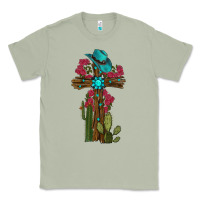 Matcha cross gemstone cactus roses cowboy hat Classic Tee - RanaPortraitStore