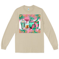 Mushroom nurse coffee cups Long Sleeve Tee - Zillion Design Studio