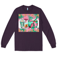 Plum nurse coffee cups Long Sleeve Tee - Zillion Design Studio