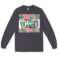 Smoke nurse coffee cups Long Sleeve Tee - Zillion Design Studio