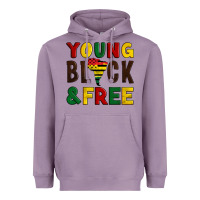 Lavender young black and free Heavyweight Hoodie - Artiststas