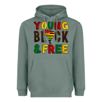 Sage young black and free Heavyweight Hoodie - Artiststas
