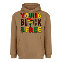Toasted Coconut young black and free Heavyweight Hoodie - Artiststas
