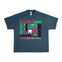 Midnight Navy dentist tooth Urban Heavy Tee - texasbilliewilder