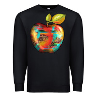 Black leopard turquoise glitter serape Premium Sweatshirt - Artiststas