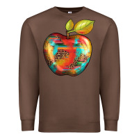 Chestnut leopard turquoise glitter serape Premium Sweatshirt - Artiststas