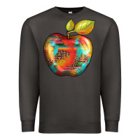 Smoke leopard turquoise glitter serape Premium Sweatshirt - Artiststas