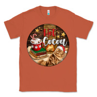 Copper Hot Cocoa With Cat Classic Tee - FaDigitalArtStudio
