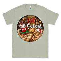 Matcha Hot Cocoa With Cat Classic Tee - FaDigitalArtStudio
