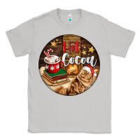 Moon Dust Hot Cocoa With Cat Classic Tee - FaDigitalArtStudio