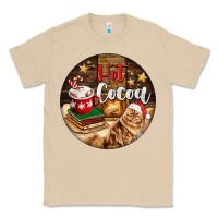 Mushroom Hot Cocoa With Cat Classic Tee - FaDigitalArtStudio