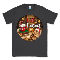Smoke Hot Cocoa With Cat Classic Tee - FaDigitalArtStudio