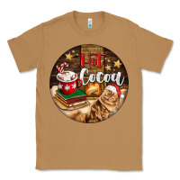 Toasted Coconut Hot Cocoa With Cat Classic Tee - FaDigitalArtStudio
