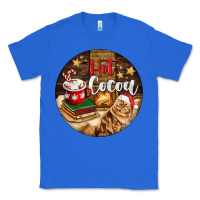 True Royal Hot Cocoa With Cat Classic Tee - FaDigitalArtStudio