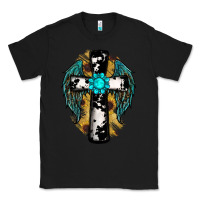 Black cross gemstone wings Classic Tee - RanaPortraitStore