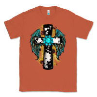 Copper cross gemstone wings Classic Tee - RanaPortraitStore