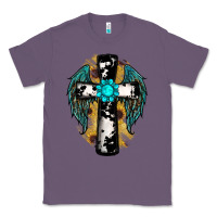 Lavender cross gemstone wings Classic Tee - RanaPortraitStore