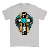 Moon Dust cross gemstone wings Classic Tee - RanaPortraitStore