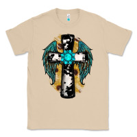 Mushroom cross gemstone wings Classic Tee - RanaPortraitStore